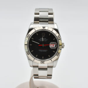 ロレックス デイトジャスト ターノグラフ 黒文字盤 SS×WG/AT 116264 買取実績【買取日：2024年11月4日】