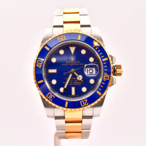 ロレックス サブマリーナーデイト 青文字盤 SS×YG/AT 116613LB 買取実績【買取日：2024年12月1日】