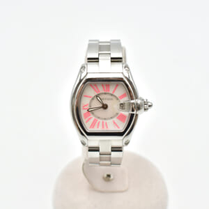 カルティエ ロードスターSM デイト シェル文字盤 SS/QZ W6206006 買取実績【買取日：2024年12月23日】