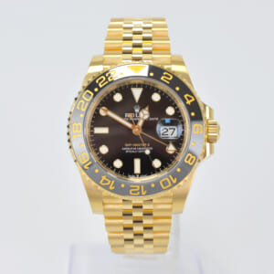 ロレックス GMTマスターⅡ 黒文字盤 YG/AT 126718GRNR 買取実績【買取日：2024年12月27日】