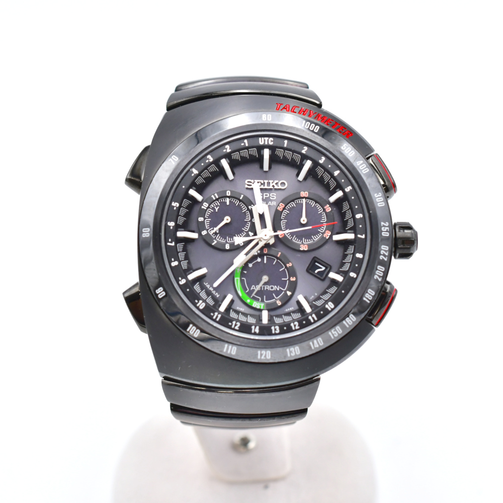 セイコー アストロン ジウジアーロデザイン 黒文字盤 Ti/QZ SBXB121 Aランク