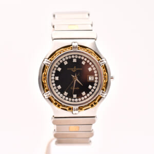 ユリス ナルダン ラ チェーン ダイヤ 黒文字盤 SS YG/QZ 64.21 買取実績【買取日：2025年1月19日】