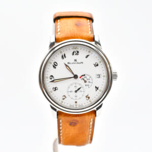 ブランパン ニュークラシック パワーリザーブ 白文字盤 SS×革/手巻き 1106 買取実績【買取日：2025年1月20日】