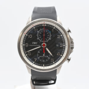 IWC ポルトギーゼ ヨットクラブ ボルボ オーシャンレース 黒文字盤 ラバー SS/AT IW390212 買取実績【買取日：2025年1月29日】