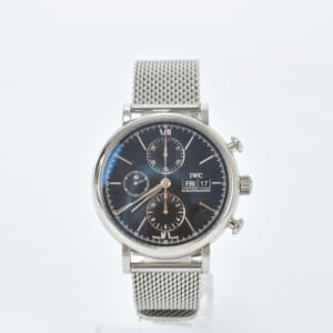IWC ポートフィノ クロノグラフ 黒文字盤 SS/AT IW391010 買取実績【買取日：2025年1月28日】