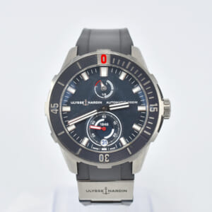 ユリス ナルダン ダイバー クロノメーター ブルー文字盤 Ti×ラバー/AT 1183-170-3/93 買取実績【買取日：2025年1月17日】