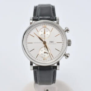 IWC ポートフィノ クロノグラフ39 シルバー文字盤 SS×革ベルト/AT IW391406 買取実績【買取日：2025年1月25日】