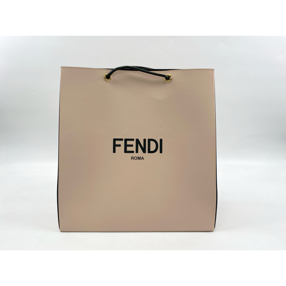 フェンディ 2wayトートバック ピンク レザー 8BH383 Bランク