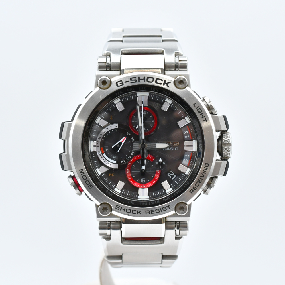 カシオ Gショック 黒文字盤 SS/QZ MTG-B1000 Bランク