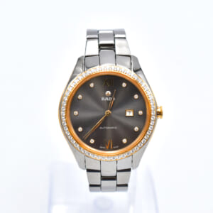 ラドー ハイパークローム グレー文字盤 ベゼルダイヤ 10PD CE/AT R32523702 買取実績【買取日：2025年1月17日】