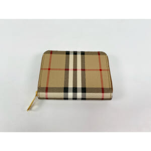 バーバリー ラウンドファスナー財布 PVCレザー ベージュチェック 80706001 買取実績【買取日：2025年3月18日】