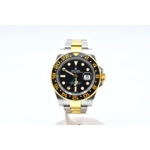 ロレックス GMTマスターⅡ 黒文字盤 SS×YG/AT 116713LN 買取実績【買取日：2025年3月17日】