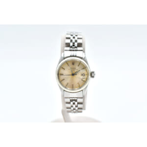 ロレックス オイスターパペチュアル デイト シルバー文字盤 SS/AT 6517 買取実績【買取日：2025年3月18日】