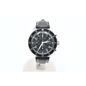 ジン クロノグラフ 黒文字盤 SS×革/AT 買取実績【買取日：2025年7月30日】