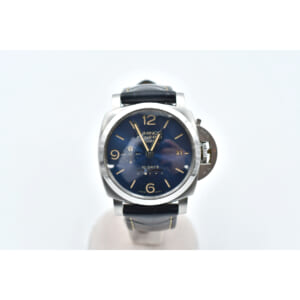 パネライ ルミノール GMT 10 デイズ ネイビー文字盤 SS×革/AT PAM00986 買取実績【買取日：2025年4月14日】