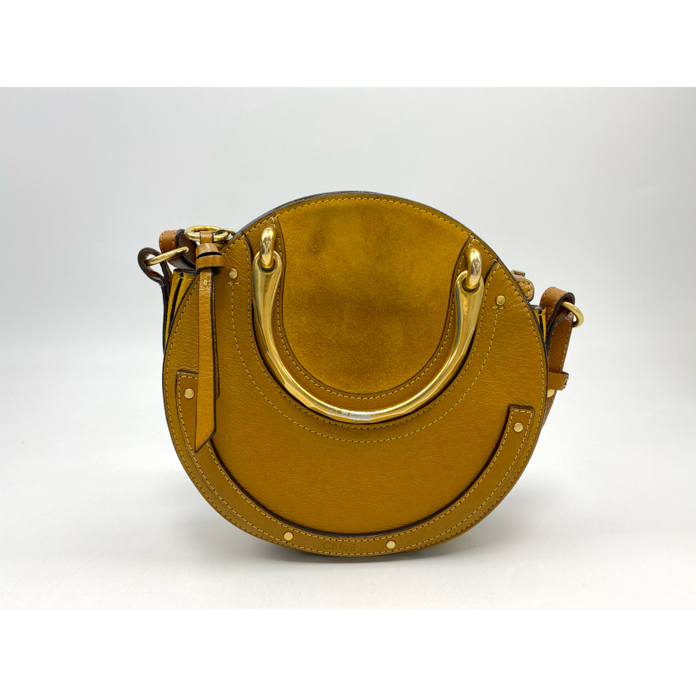 Chloe】ピクシー レザースエード ラウンド 2way ショルダーバッグ