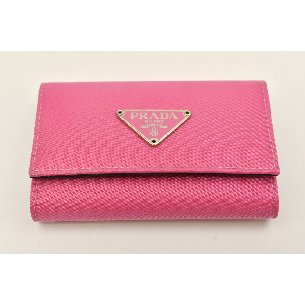 PRADA プラダ テスート キーケース 6連 ナイロン ピンク プラダ キーケース6連 テスート ピンク ナイロン 買取実績【買取日
