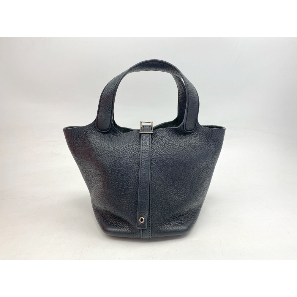 エルメス ピコタンロックPM ネイビー系 トリヨン SV金具 U刻印 買取