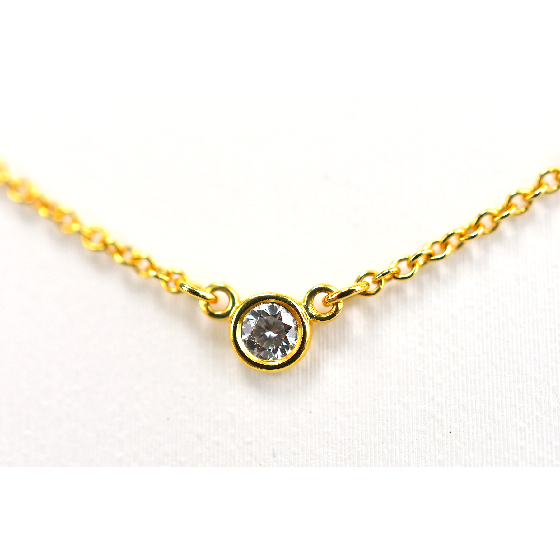 ティファニー バイザヤード ネックレス 750YG Bランク