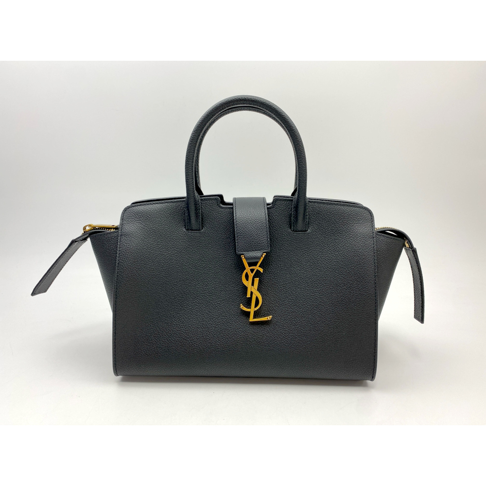 サンローラン ダウンタウン ベイビーカバス 黒 レザー 635346 ABランク
