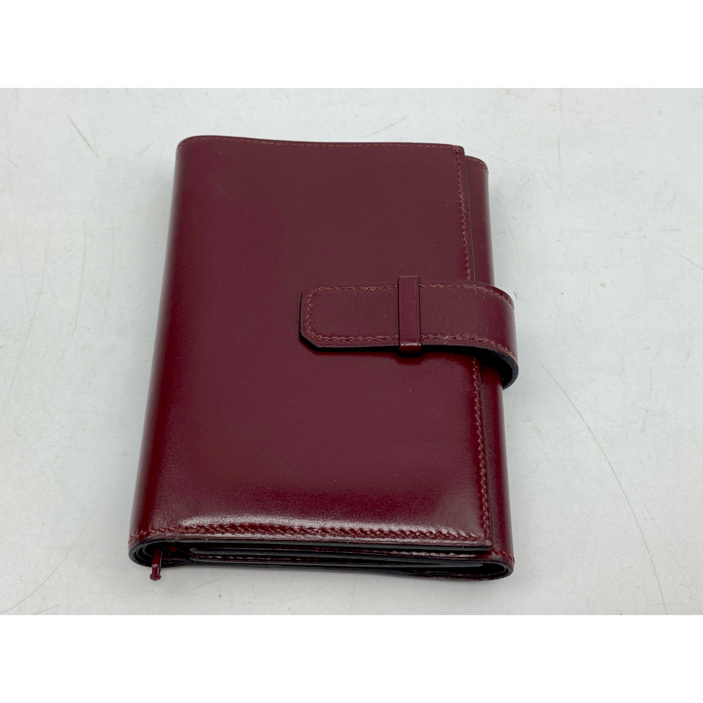 エルメス ジュラ 三つ折財布 ボルドー レザー 〇刻印 買取実績【買取日