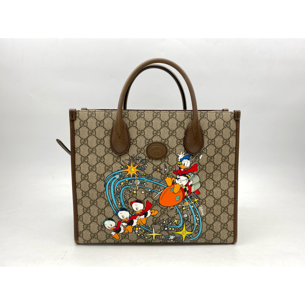 グッチ GGスプリーム ディズニー ドナルドダック トートバッグ