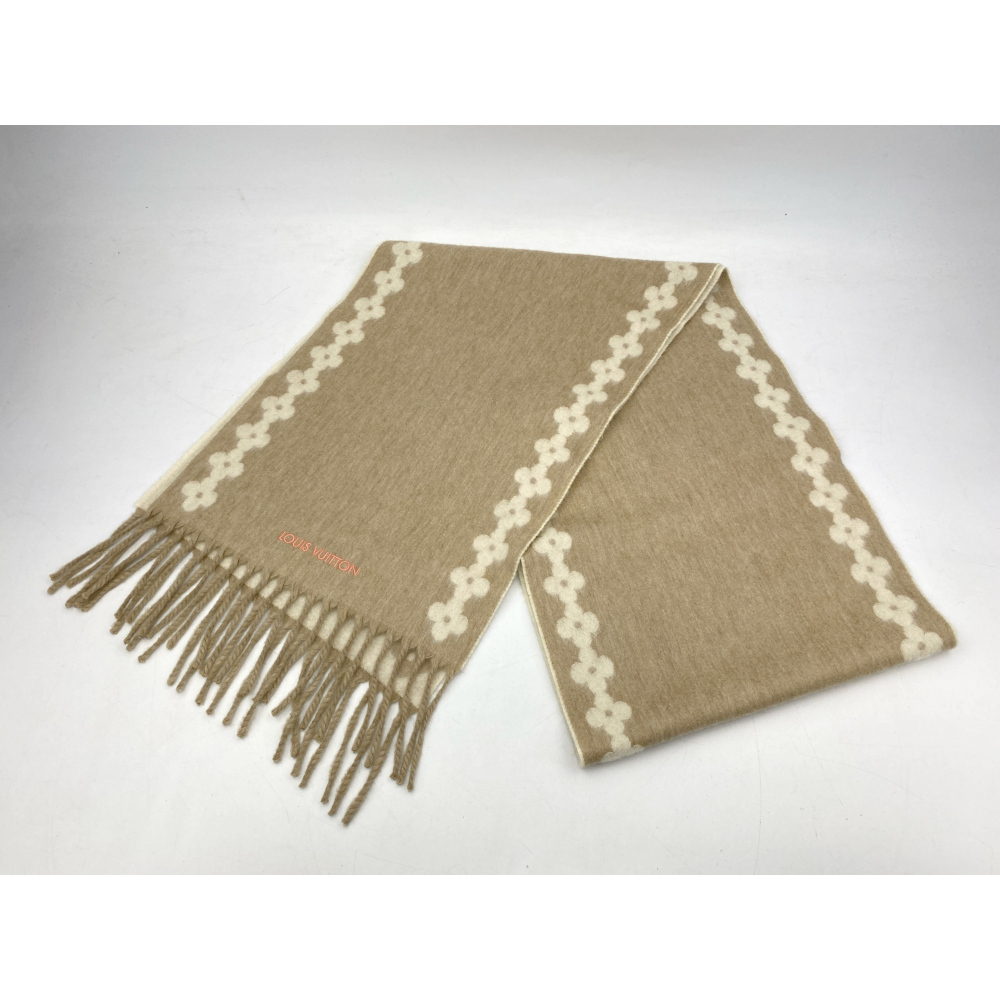 ルイ・ヴィトン マフラー ストール ベージュ カシミヤ M75839 買取実績