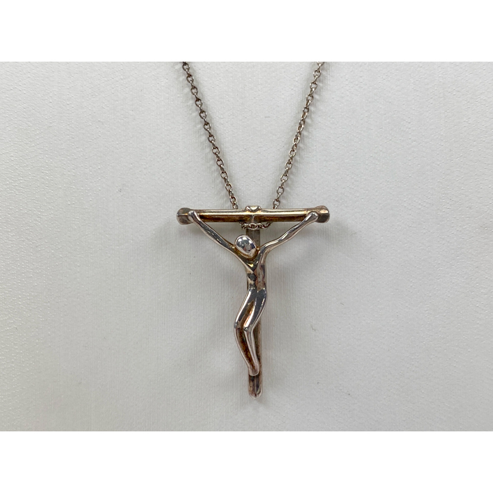 ティファニー　ロザリオネックレス　廃盤品 TIFFANY&Co. ティファニー ロザリオ クロス ネックレス シルバー