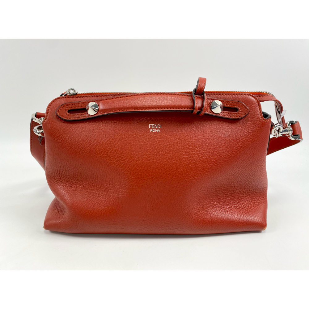 フェンディ バイザウェイ 2wayハンドバッグ レザー 赤系 8BL824 Bランク