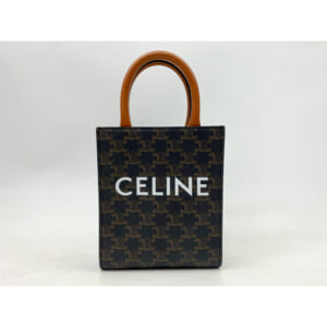 【VIPセール】CELINE カバ トリオンフ FOLCO バッグ タンレザー VIPセール】CELINE カバ トリオンフ レザー トート ブラック