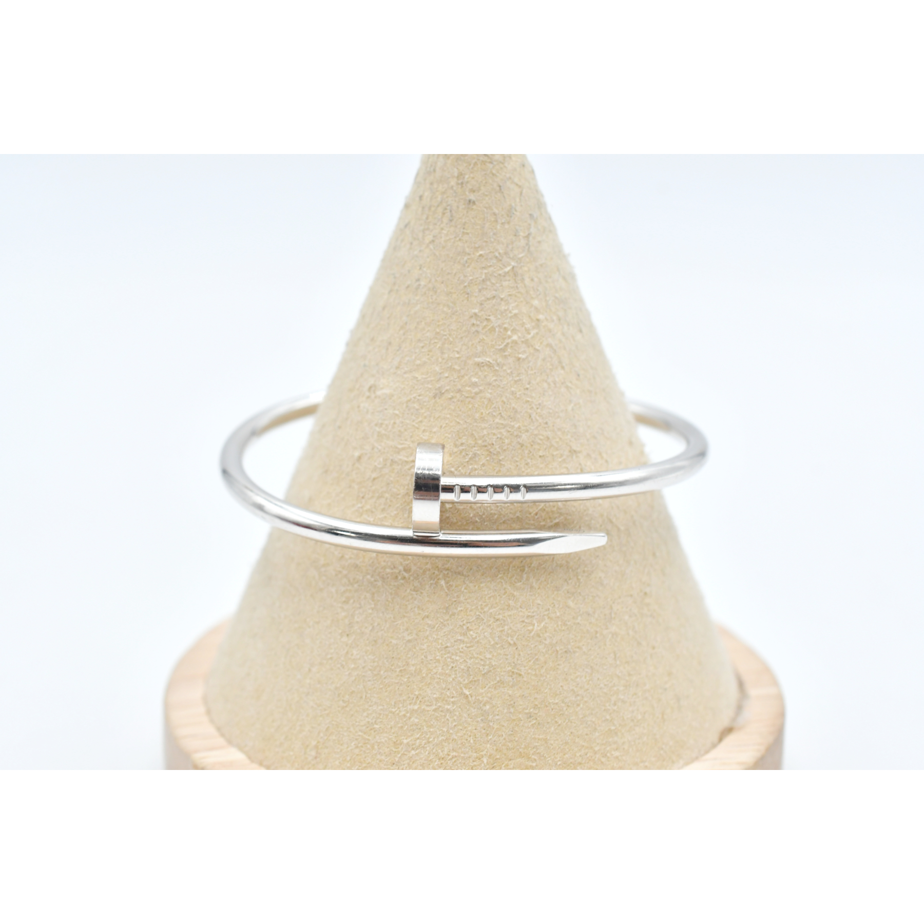 カルティエ ジュストアンクル ブレスレット 新型 Au750WG 買取実績