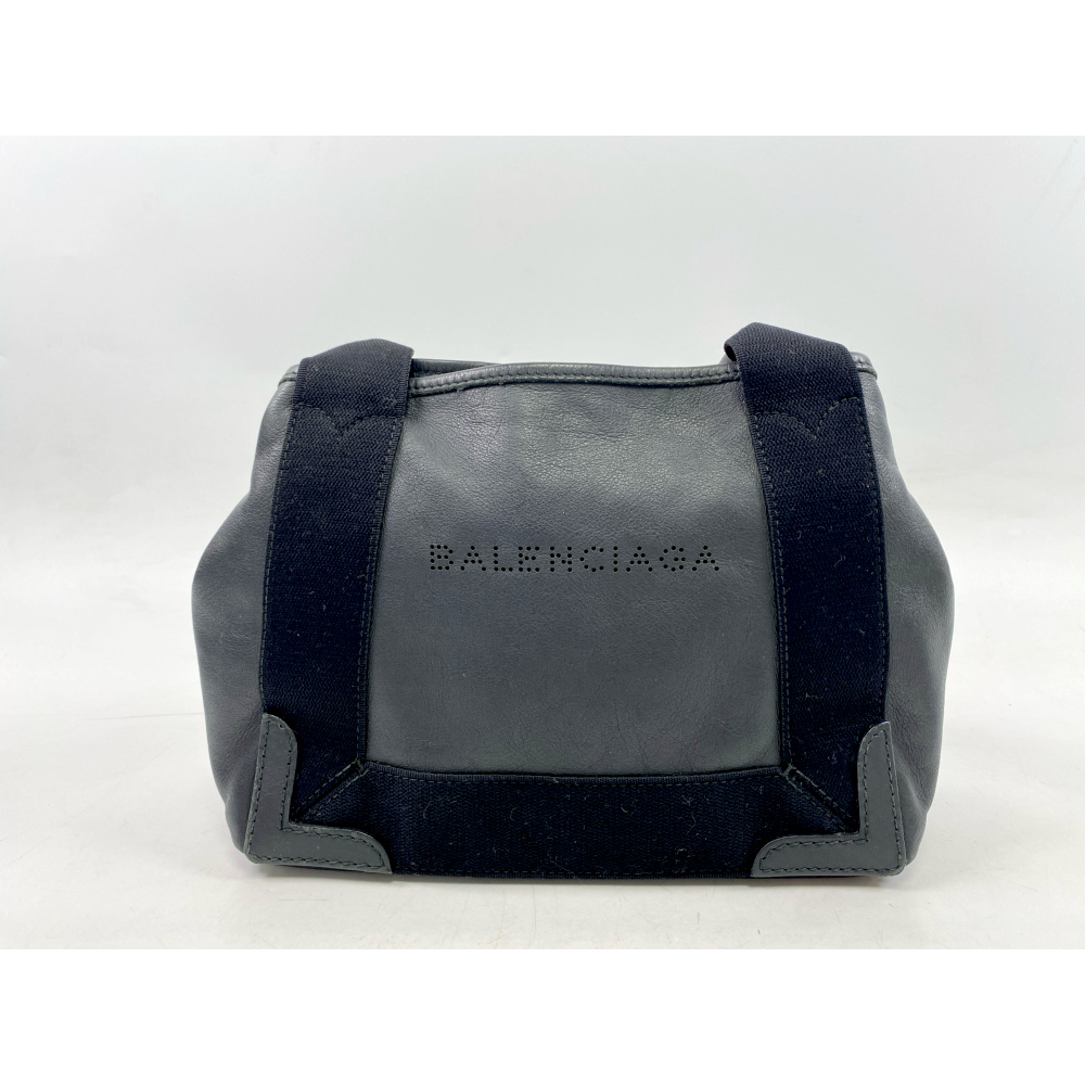 ふうかバレンシアガ ネイビー カバス XS 2way ハンドバッグ レザー バレンシアガ ネイビーカバスXS 2WAYショルダーバッグ
