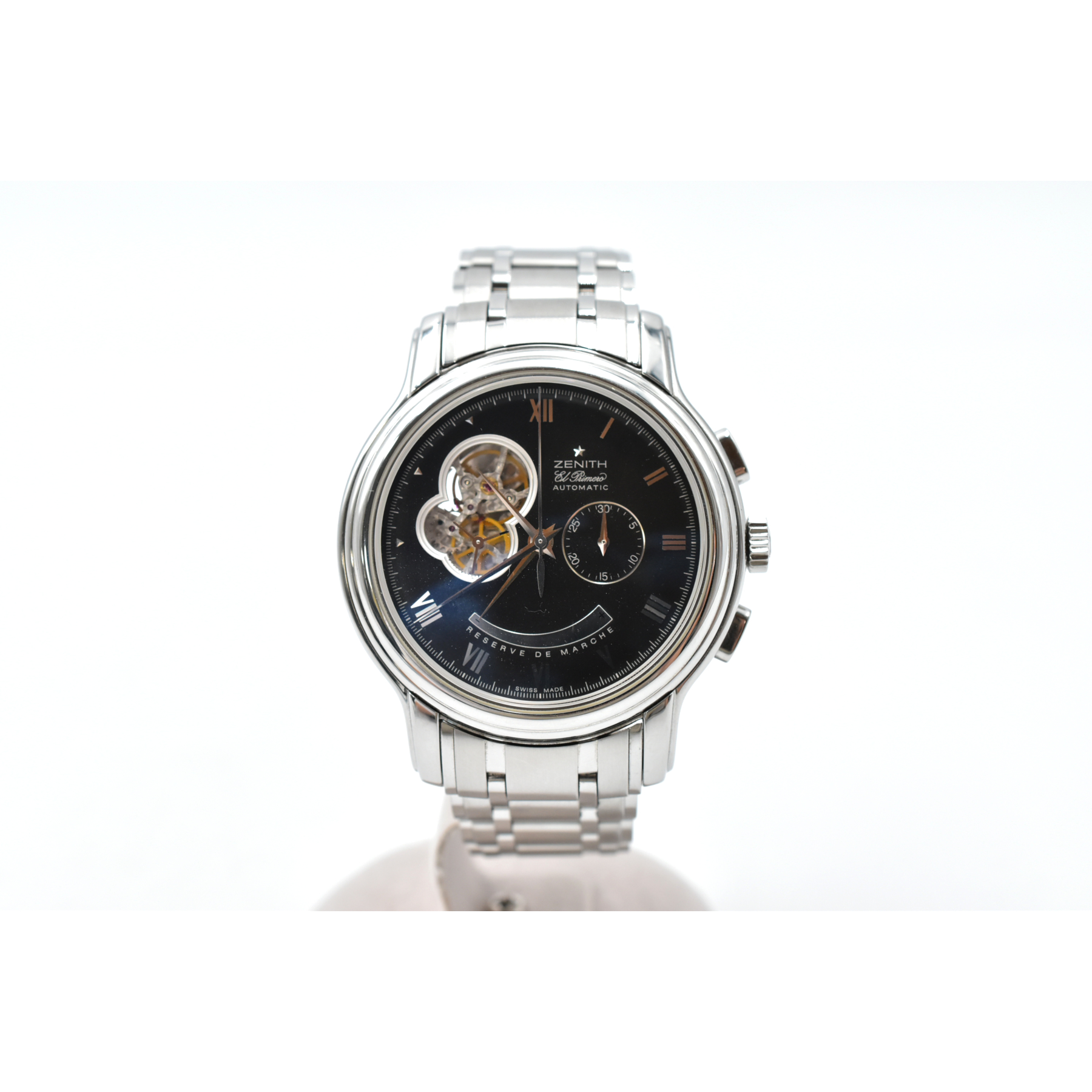 【引越しにより断捨離中】ゼニス クロノマスター Tオープン エルプリメロ 中古)ZENITH ゼニス クロノマスター Tオープン エルプリメロ