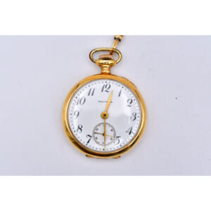 ウォルサム 懐中時計 白文字盤 K18/手巻き 買取実績【買取日：2025年7月22日】