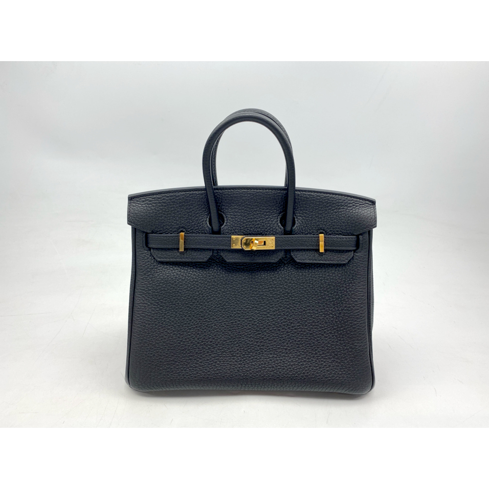 エルメス バーキン25 トゴ GD金具 黒 Z刻印 ABランク