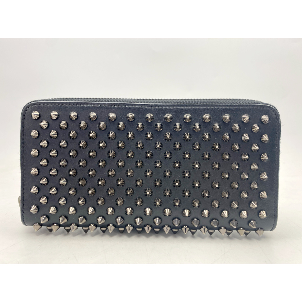 クリスチャンルブタン パネトーネ スタッズ ラウンドジップ ファスナー