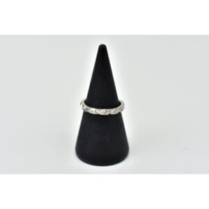 ショーメ トルサード 8Pダイヤリング Pt950 49 イニシャル入り 買取実績【買取日：2025年7月21日】