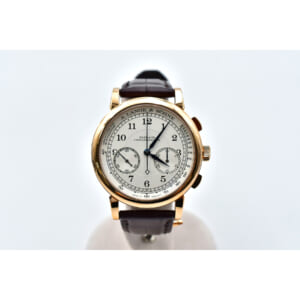 ランゲ＆ゾーネ 1815 クロノグラフ 白文字盤 革×PG/手巻き 買取実績【買取日：2025年7月21日】