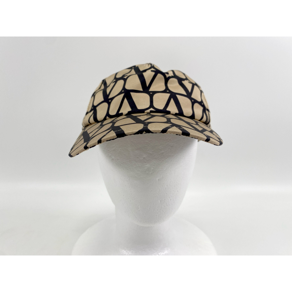 ヴァレンティノ アイコンキャップ ベージュ 56サイズ Bランク