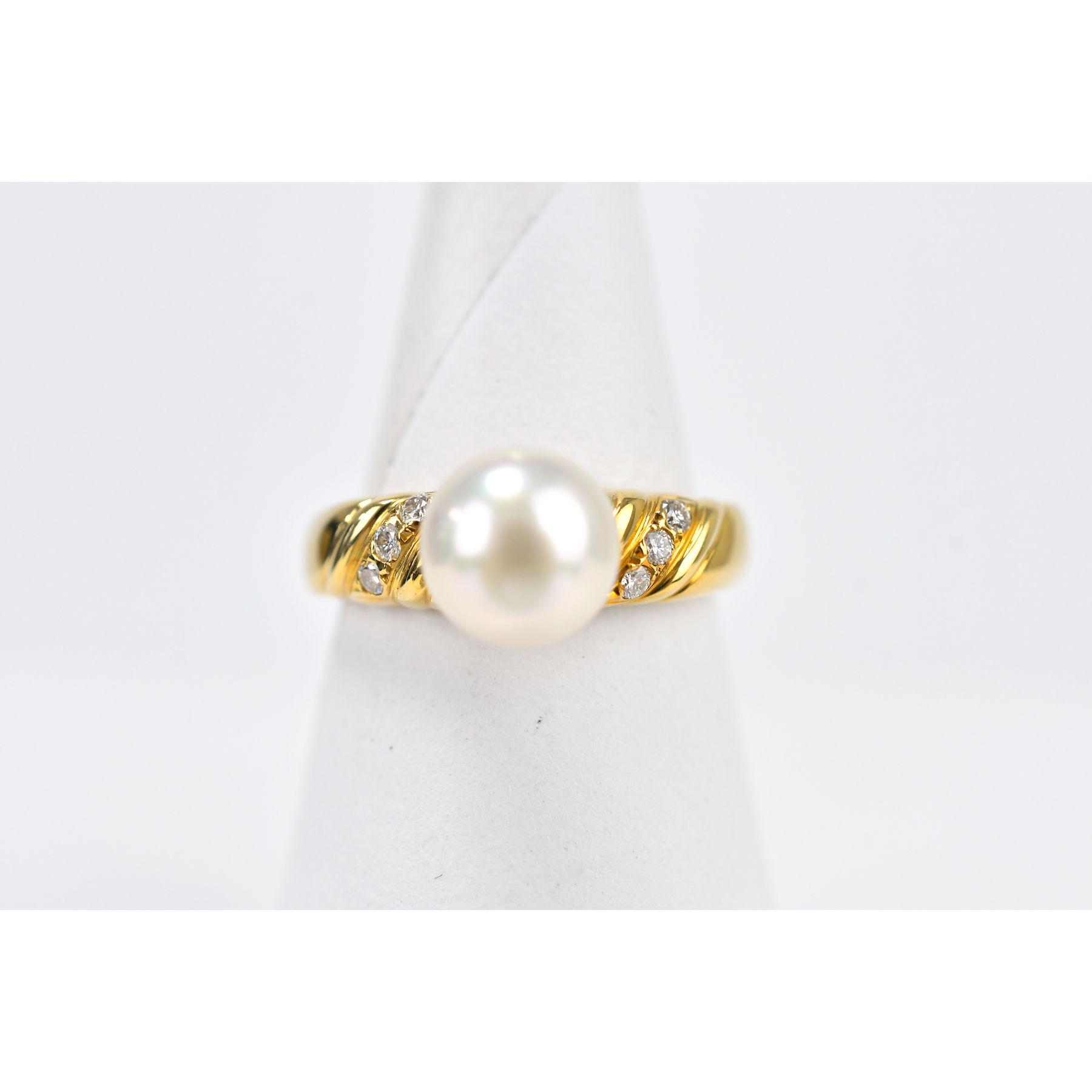 ミキモト パールリング Au750 Bランク