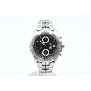 タグホイヤー リンク アイルトン セナ クロノグラフ 黒文字盤 SS/AT CT5114 買取実績【買取日：2025年8月16日】