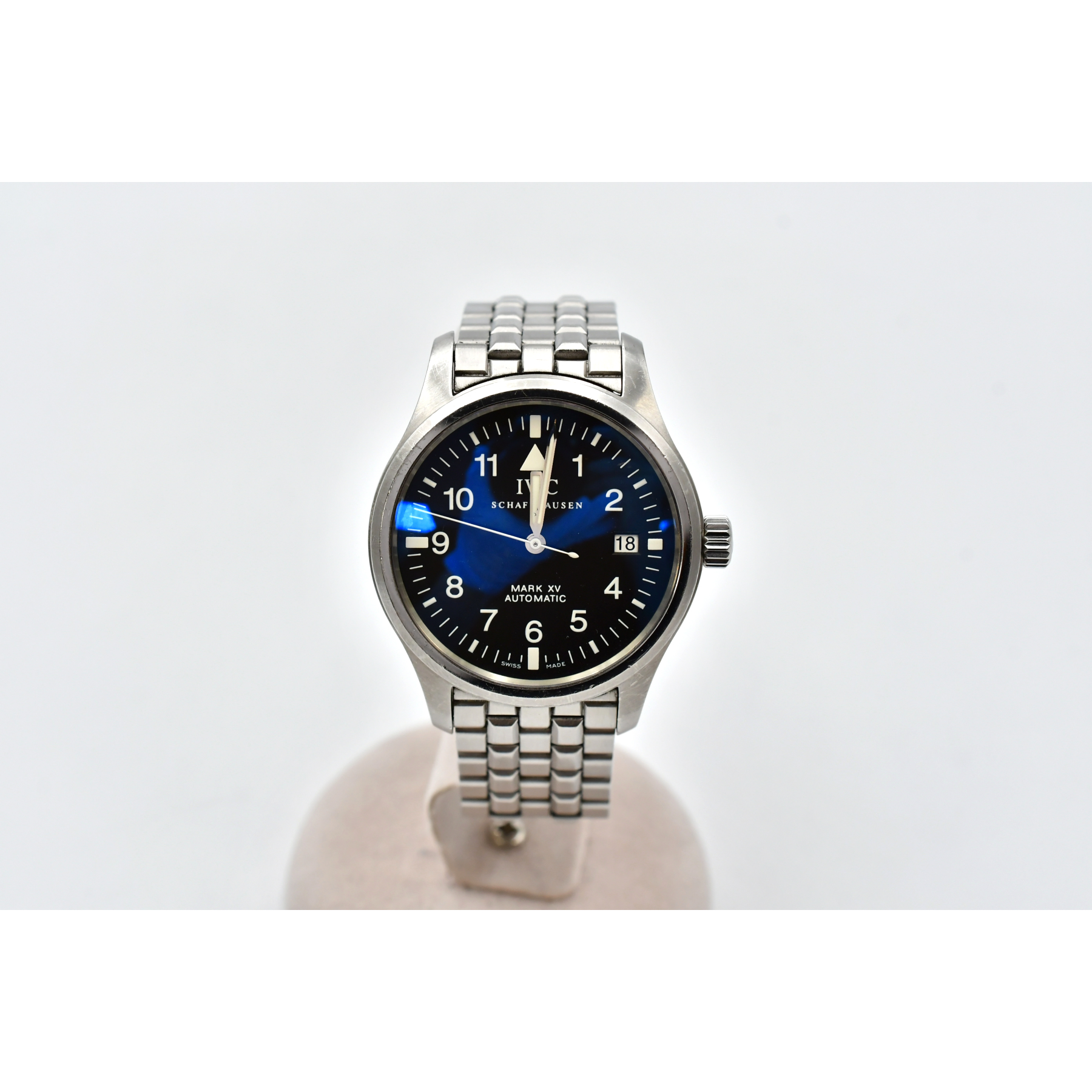 IWC パイロットウォッチ マーク15 青文字盤 SS/AT IW325307 買取実績 