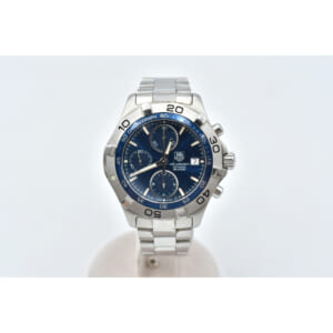 タグホイヤー アクアレーサー クロノグラフ デイト 青文字盤 SS/AT CAF2112 買取実績【買取日：2025年8月19日】