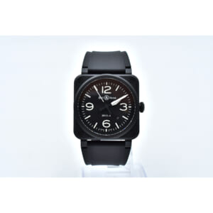 ベル＆ロス マットブラック 黒文字盤 SS×ラバー/AT 買取実績【買取日：2025年8月1日】