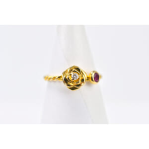 ピアジェ ピアジェローズ ツイスト ピンクサファイア ダイヤモンド K18PG #49 買取実績【買取日：2025年7月30日】