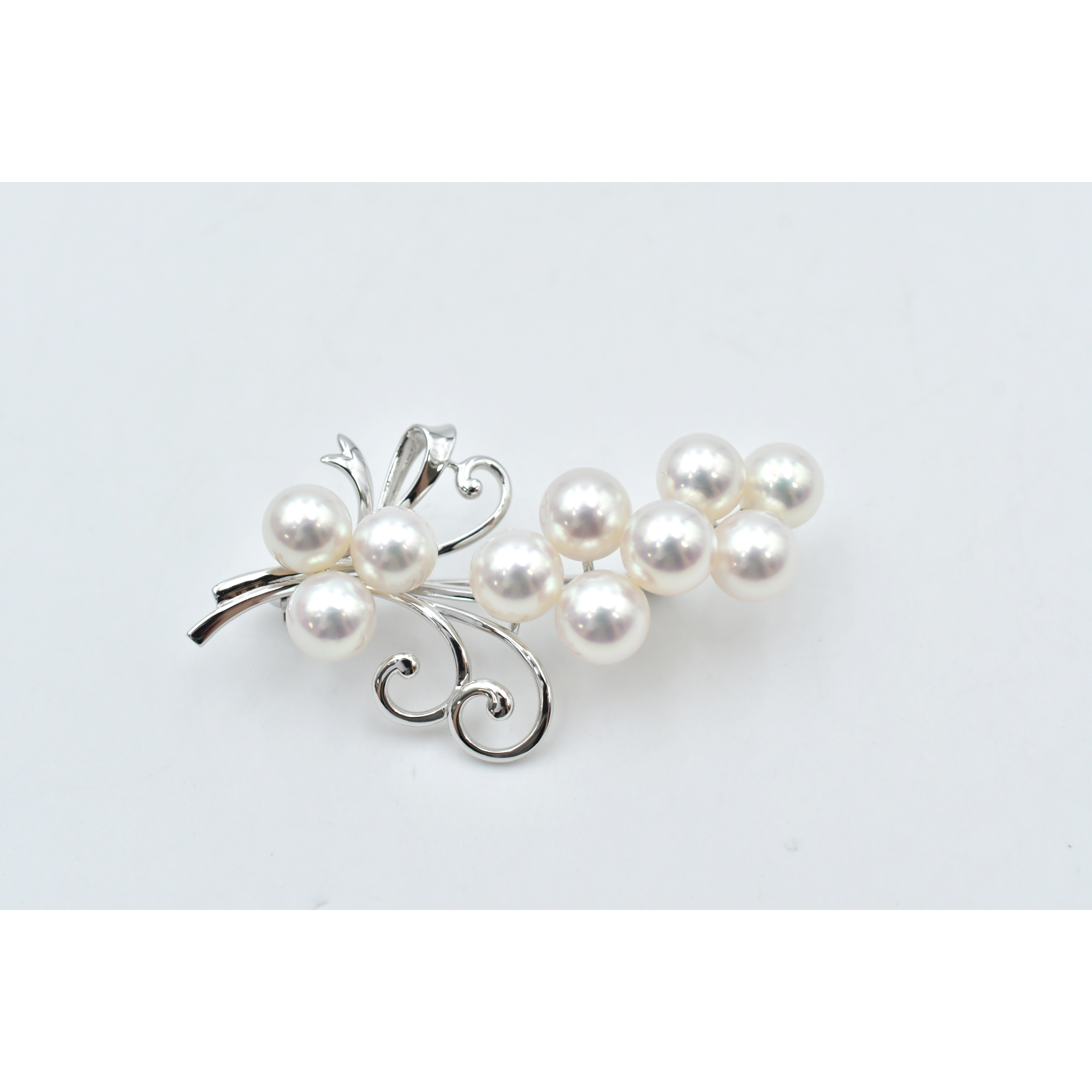 ミキモト ミキモト パールブローチ 750WG 8.3mm Bランク