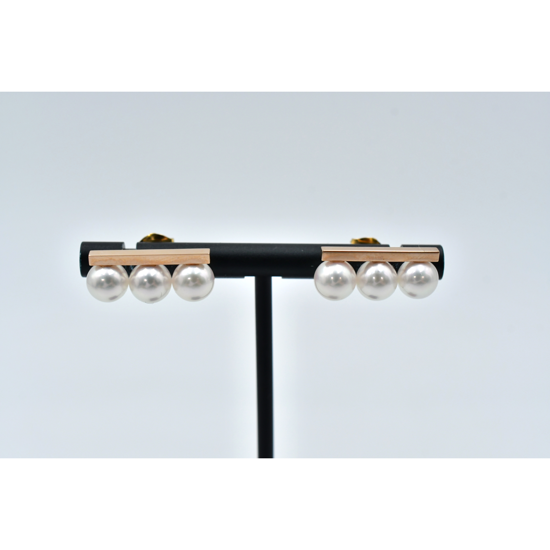 タサキ バランス ネオ パール ピアス 750(YG) 約6.5mm ABランク