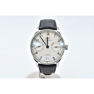 IWC ポルトギーゼ オートマティック 7デイズ シルバー文字盤 SS×革ベルト/AT IW500705 買取実績【買取日：2025年8月16日】