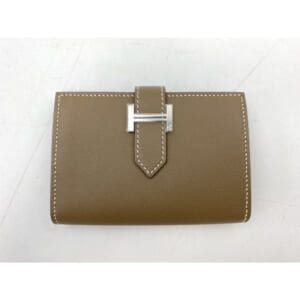 エルメス ベアンコンビネ エトゥープ エプソン B刻印 SV金具 買取実績【買取日：2025年8月16日】