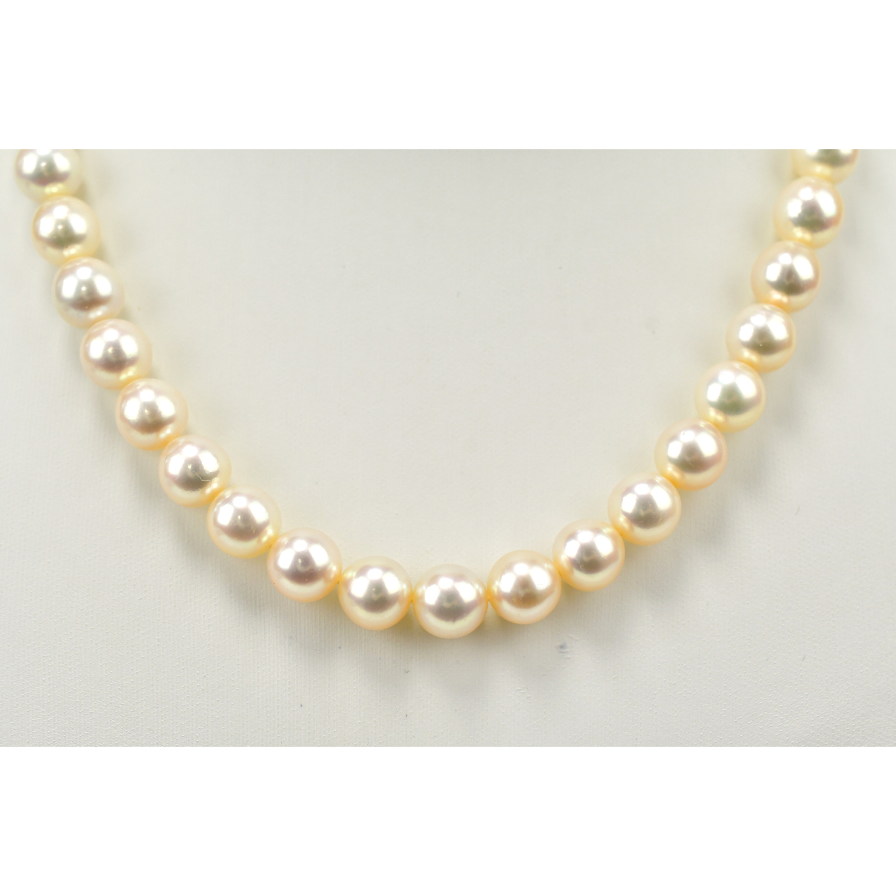 タサキ パールネックレス SV金具 9mm-9.4mm Bランク